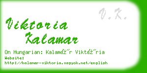 viktoria kalamar business card